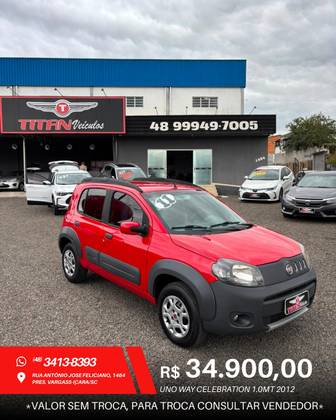 FIAT UNO 1.0 EVO WAY 8V FLEX 4P MANUAL FIAT UNO 1.0 EVO WAY 8V FLEX 4P MANUAL